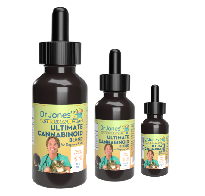 NEW: Dr. Jones' Ultimate Cannabinoid Blend for Dogs and Cats