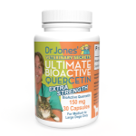Dr. Jones' Extra Strength Ultimate BioActive Quercetin for Dogs and Cats (150mg, 30 Capsules)